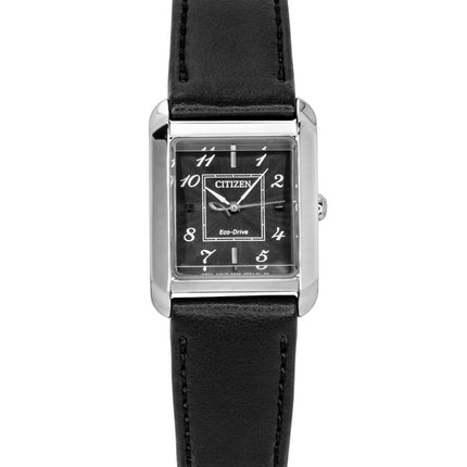 Citizen Bianca Leather Strap Black Dial Eco-Drive EW5600-01E Women's Watch