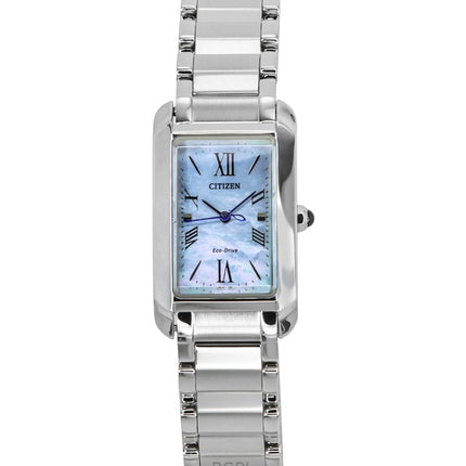 Citizen L Bianca Stainless Steel Mother Of Pearl Dial Eco-Drive EW5620-55N Women's Watch