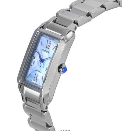 Citizen L Bianca Stainless Steel Mother Of Pearl Dial Eco-Drive EW5620-55N Women's Watch