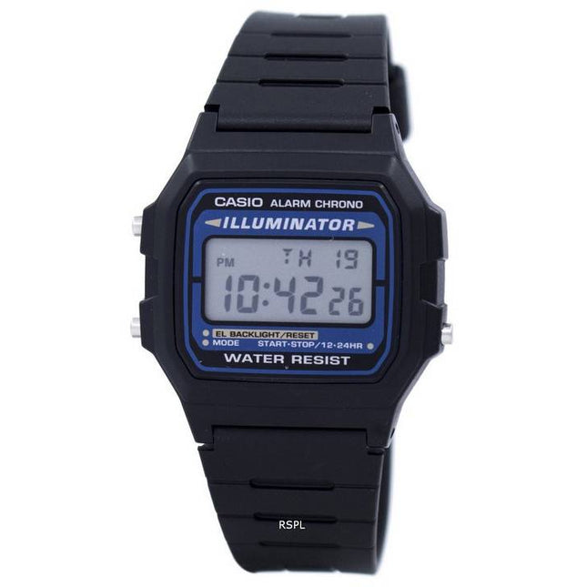 Casio Digital Quartz Alarm Chrono Illuminator F-105W-1ADF F-105W-1 Mens Watch
