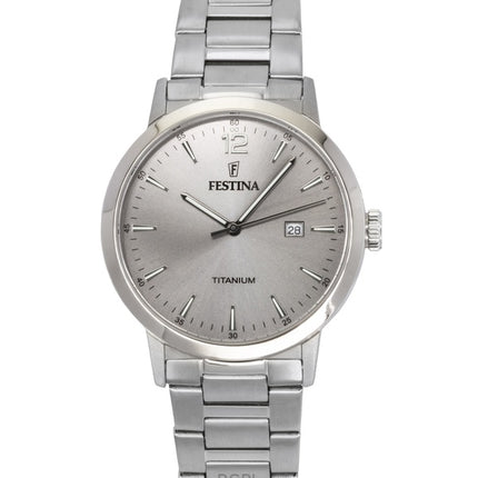 Festina Titanium Grey Dial Quartz F20435-2 Men's Watch