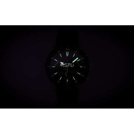 Festina Ceramic Chronograph Rubber Strap Black Dial Quartz F20516-2 100M Men's Watch