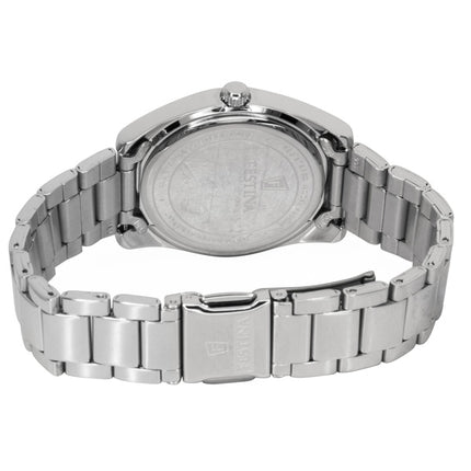 Festina Boyfriend Stainless Steel Turquoise Dial Quartz F20622-P Women's Watch