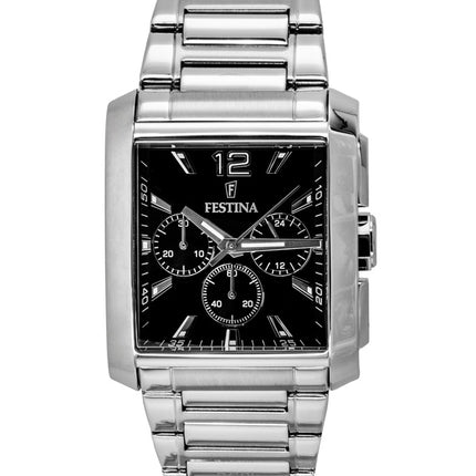 Festina Chronograph Stainless Steel Black Dial Quartz F20635-4 Men's Watch