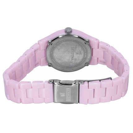 Festina Ceramic Pink Dial Quartz F20751-2 Women's Watch
