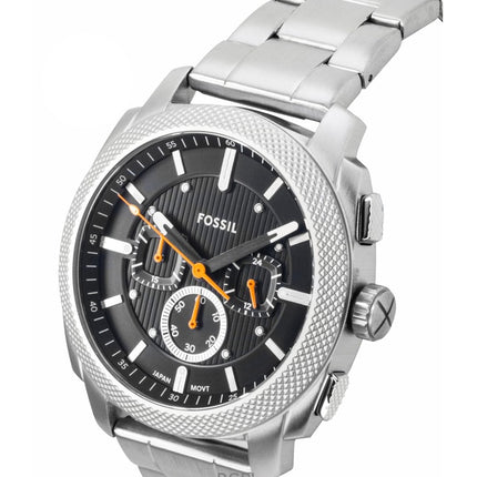 Fossil Machine Chronograph Stainless Steel Black Dial Quartz FS6095 Men's Watch