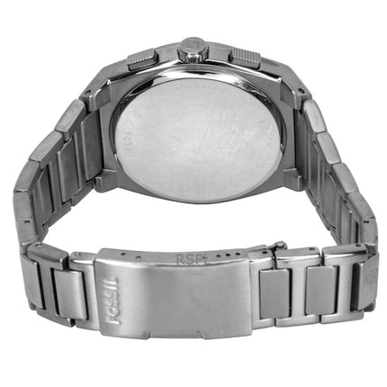Fossil Everett Chronograph Smoke Stainless Steel Gray Dial Quartz FS6107 Men's Watch