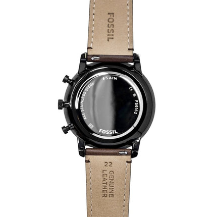 Fossil Neutra Chronograph Brown Leather Strap Brown Dial Quartz FS6163 Men's Watch