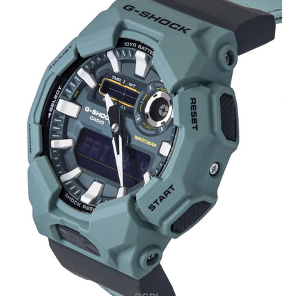 Casio G-Shock Analog Digital Cloth Strap Blue Dial Quartz GA-010CE-2A 200M Men's Watch