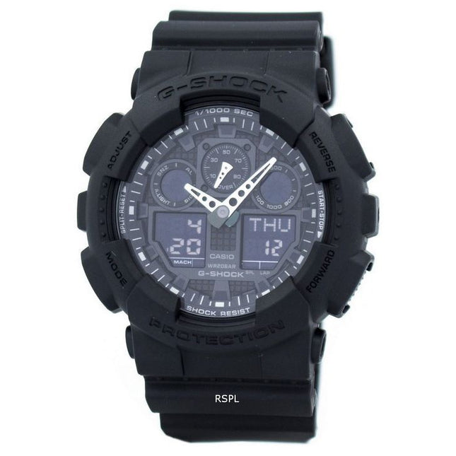 Casio G-Shock Military Matte Black GA-100-1A1 Mens Watch