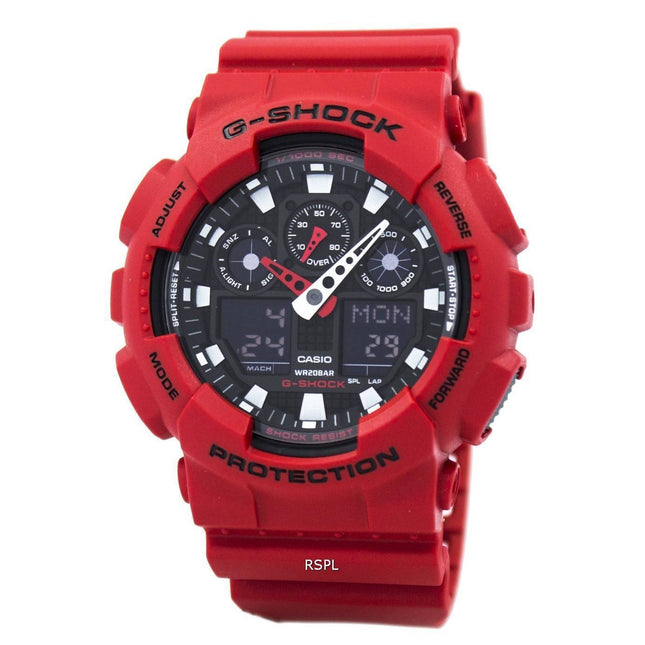 Casio G-Shock GA-100B-4A Analog-Digital Mens Watch