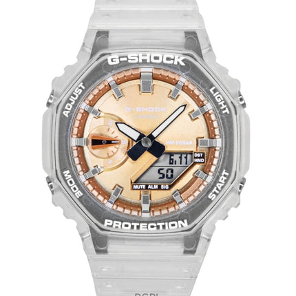 Casio G-Shock Analog Digital Resin Strap Bronze Dial Quartz GA-2100BM-7A5 200M Unisex Watch