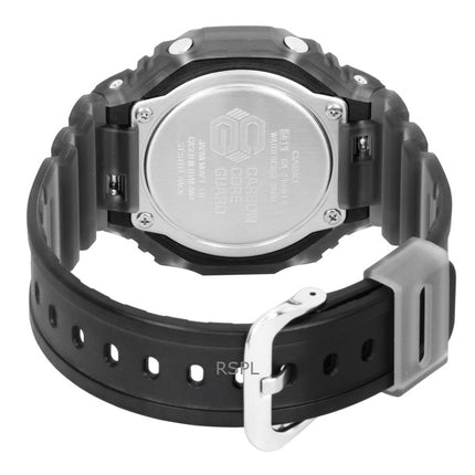 Casio G-Shock Analog Digital Resin Strap Blue Dial Quartz GA-2100FLS-8A2 200M Men's Watch