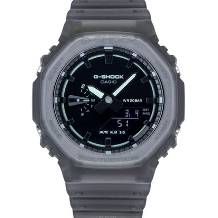 Casio G-Shock Analog Digital Resin Strap Black Dial Quartz GA-2100K-1A 200M Men's Watch