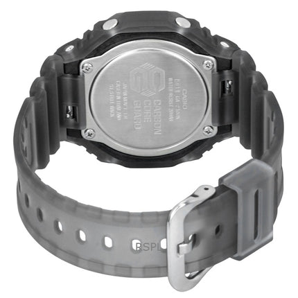 Casio G-Shock Analog Digital Resin Strap Black Dial Quartz GA-2100K-1A 200M Men's Watch