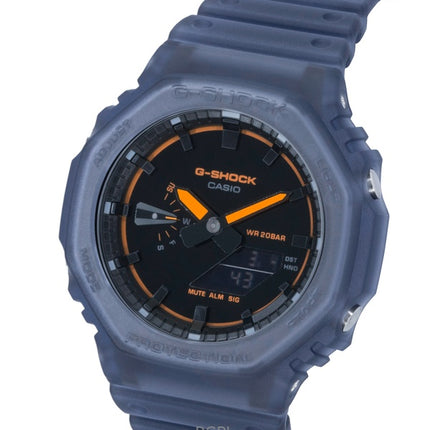 Casio G-Shock Analog Digital Resin Strap Black Dial Quartz GA-2100K-2A 200M Men's Watch