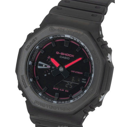 Casio G-Shock Analog Digital Resin Strap Black Dial Quartz GA-2100K-5A 200M Men's Watch