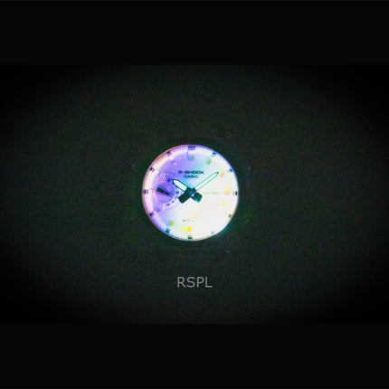 Casio G-Shock Analog Digital Transparent Resin Strap Multicolor Dial Quartz GA-2100SRS-7A 200M Men's Watch