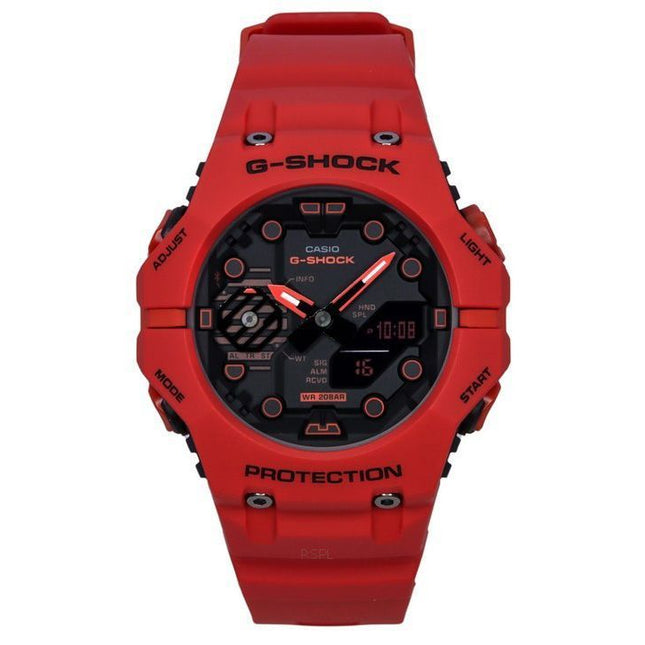 Casio G-Shock Analog Digital Resin Strap Black Dial Quartz GA-B001-4A 200M Mens Watch