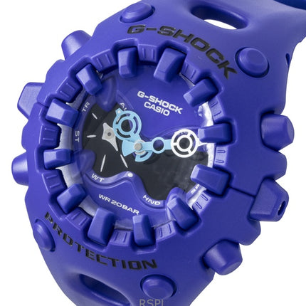 Casio G-Shock Analog Digital Resin Strap Blue Dial Quartz GA-V01-2A 200M Men's Watch