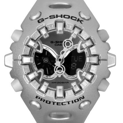 Casio G-Shock Analog Digital Resin Strap Silver Dial Quartz GA-V01A-8A 200M Unisex Watch