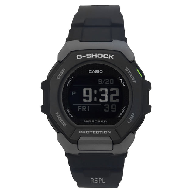 Casio G-Shock G-Squad Digital Smartphone Link Bio-Based Resin Quartz GBD-300-1 200M Men's Watch