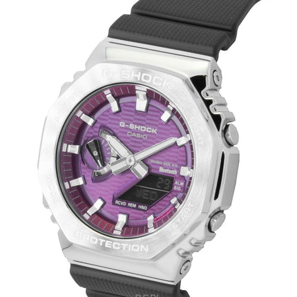 Casio G-Shock G-Steel Bio-Based Resin Strap Smartphone Link Analog Digital Pink Dial Solar GBM-2100A-4B 200M Men's Watch