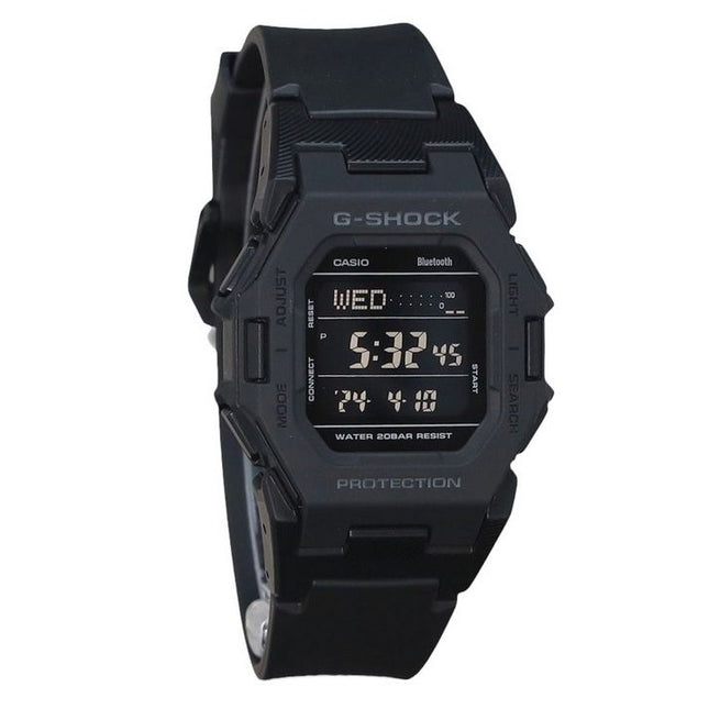 Casio G-Shock Digital Smartphone Link Black Resin Strap Quartz GD-B500-1 200M Mens Watch