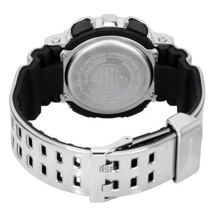 Casio G-Shock Fine Metallic Analog Digital Silicone Strap Black Dial Quartz GM-110YRA-8A 200M Men's Watch