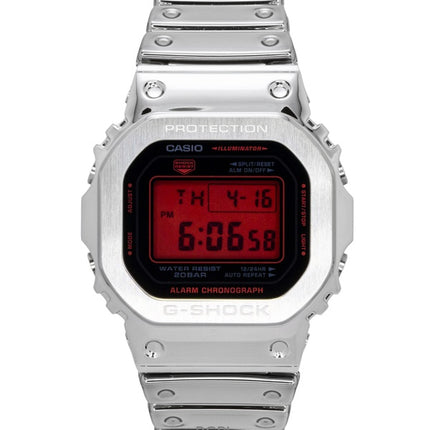 Casio G-Shock Fine Metallic Digital Silicone Strap Quartz GM-5600YRA-8 200M Men's Watch