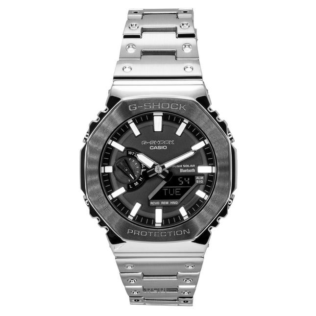 Casio G-Shock Analog Digital Full Metal Smartphone Link Black Dial Solar GM-B2100BT-1A 200M Men's Watch