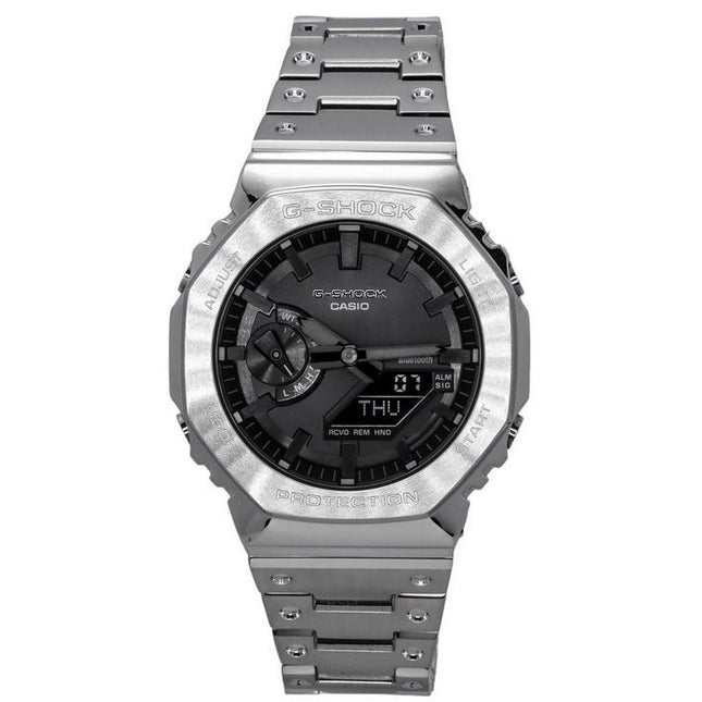 Casio G-Shock Analog Digital Full Metal Black Dial Solar GM-B2100D-1A 200M Mens Watch
