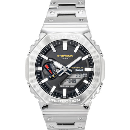 Casio G-Shock Full Metal Analog Digital Smartphone Link Stainless Steel Black Dial Solar GM-B2100SD-1C 200M Men's Watch
