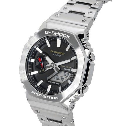 Casio G-Shock Full Metal Analog Digital Smartphone Link Stainless Steel Black Dial Solar GM-B2100SD-1C 200M Men's Watch