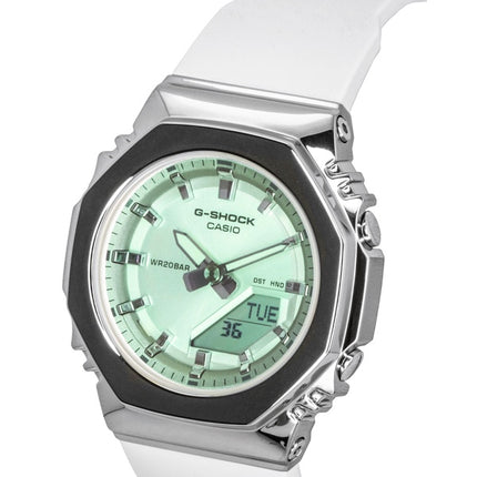 Casio G-Shock Analog Digital Green Dial Resin Strap Quartz GM-S2110SR-7A 200M Women's Watch