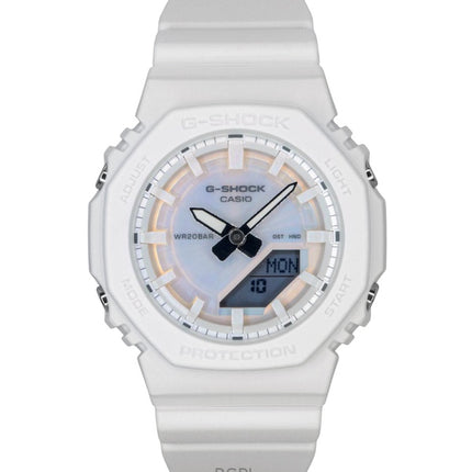 Casio G-Shock Analog Digital Resin Strap Polarized White Dial Quartz GMA-P2100PC-7A 200M Women's Watch
