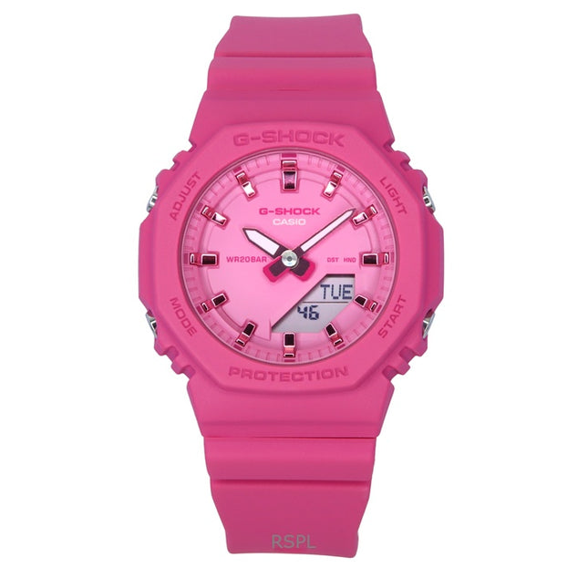Casio G-Shock Analog Digital Bio-Based Resin Pink Dial Quartz GMA-P2100PP-4A 200M Women's Watch