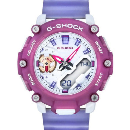 Refurbished Casio G-Shock Analog Digital Translucent Resin Strap Quartz GMA-S2200PE-6A 200M Women's Watch