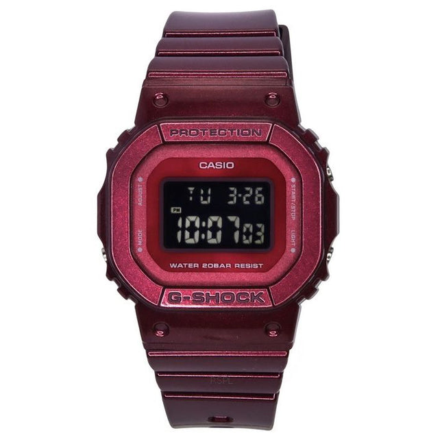 Casio G-Shock Digital Resin Strap Quartz GMD-S5600RB-4 200M Women's Watch
