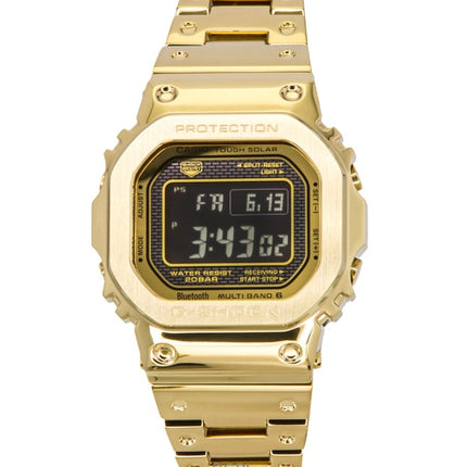 Casio G-Shock Full Metal Digital Smartphone Link Stainless Steel Solar GMW-B5000GD-9 200M Men's Watch