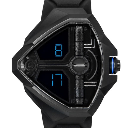 Hamilton Ventura Edge Dune Limited Edition Rubber Strap Black Dial Quartz H24624330 100M Men's Watch