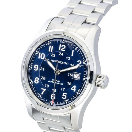 Hamilton Khaki Stainless Steel Blue Dial Automatic H70605140 100M Men's Watch