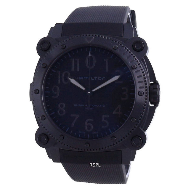 Hamilton Khaki Navy Belowzero Automatic Divers Titanium H78505330 1000M Mens Watch