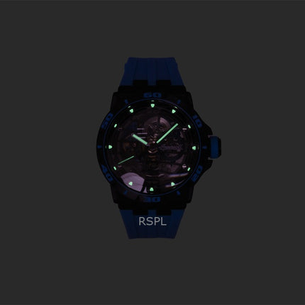 Ingersoll The Rigger Polyurethane Strap Black Skeleton Dial Automatic I17901 Men's Watch