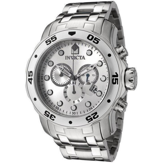 Invicta Pro-Diver Quartz Chronograph Silver Dial INV0071/0071 Mens Watch