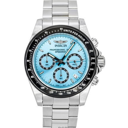 Invicta Speedway Chronograph Stainless Steel Turquoise Dial Quartz Diver's 15589 200M Men's Watch