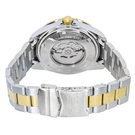Invicta Pro Diver Two Tone Stainless Steel Blue Dial Automatic Diver's 34042 200M Men's Watch