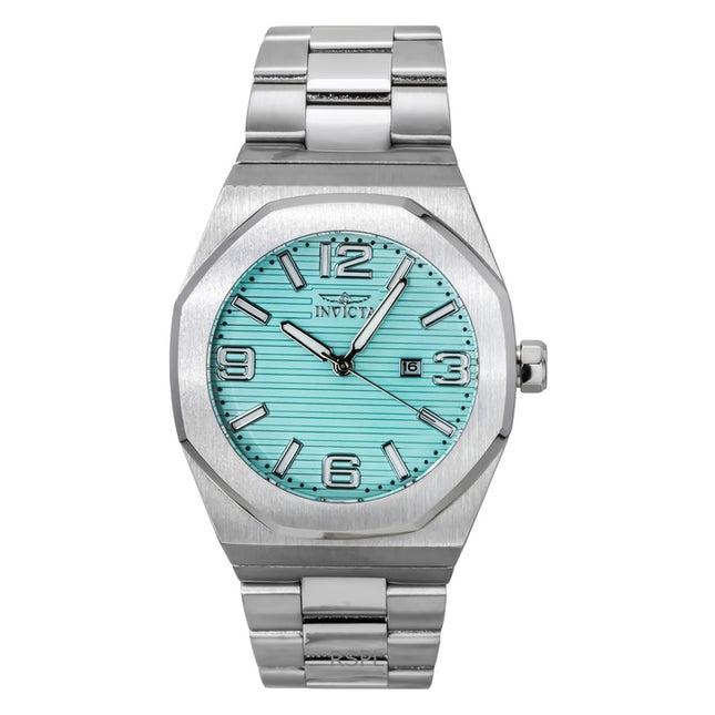 Invicta Huracan Stainless Steel Turquoise Dial Quartz 45779 100M Men's Watch