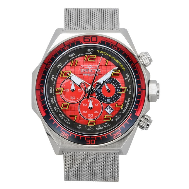 Invicta Racing Chronograph Stainless Steel Red Dial Quartz 47900 Men's Watch