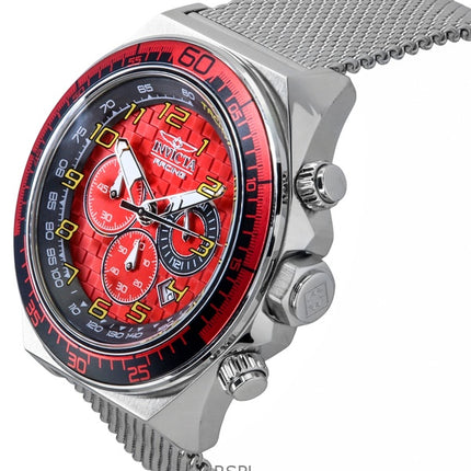 Invicta Racing Chronograph Stainless Steel Red Dial Quartz 47900 Men's Watch